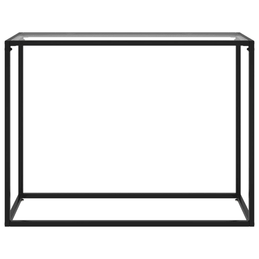Mesa Consola - Mesa De Entrada 100x35x75 cm vidro temperado transparente