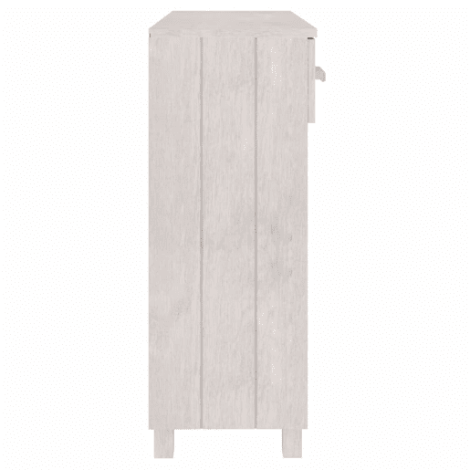 Mesa Consola - Mesa De Entrada HAMAR 90x35x90 cm pinho maciço branco