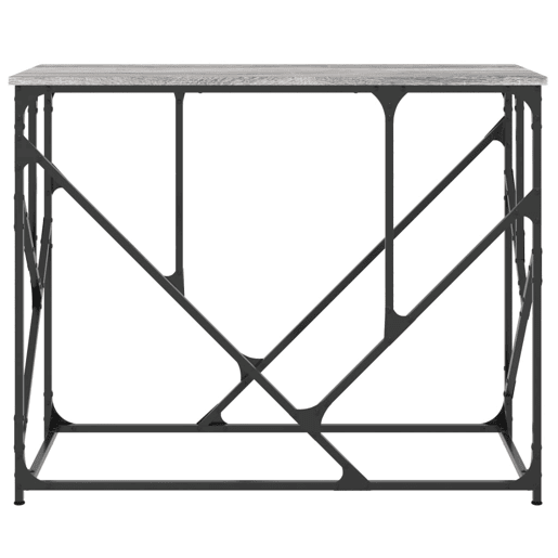 Mesa Consola - Mesa De Entrada 100x40x80 cm derivados de madeira cinzento sonoma