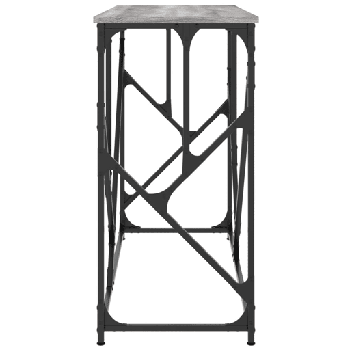 Mesa Consola - Mesa De Entrada 100x40x80 cm derivados de madeira cinzento sonoma