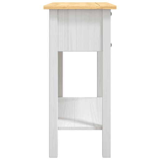 Mesa Consola - Mesa De Entrada Corona pinho mexicano 90x34,5x73 cm branco