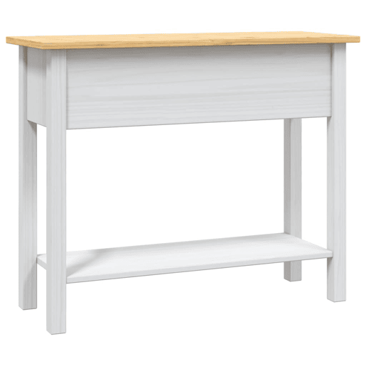 Mesa Consola - Mesa De Entrada Corona pinho mexicano 90x34,5x73 cm branco