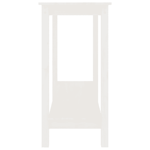 Mesa Consola - Mesa De Entrada 110x40x80 cm pinho maciço branco