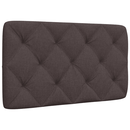 Almofadão de Cabeceira - Cabeceira de cama 80 cm tecido castanho-escuro