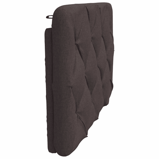 Almofadão de Cabeceira - Cabeceira de cama 80 cm tecido castanho-escuro
