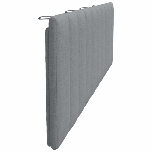 Almofadão de Cabeceira - Cabeceira de cama 180 cm tecido cinzento-claro
