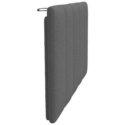 Almofadão de Cabeceira - Cabeceira de cama 90 cm tecido cinzento-escuro
