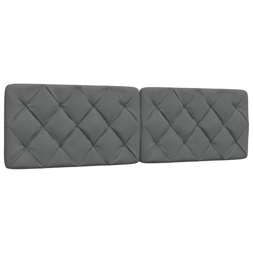 Almofadão de Cabeceira - Cabeceira de cama 180 cm tecido cinzento-escuro
