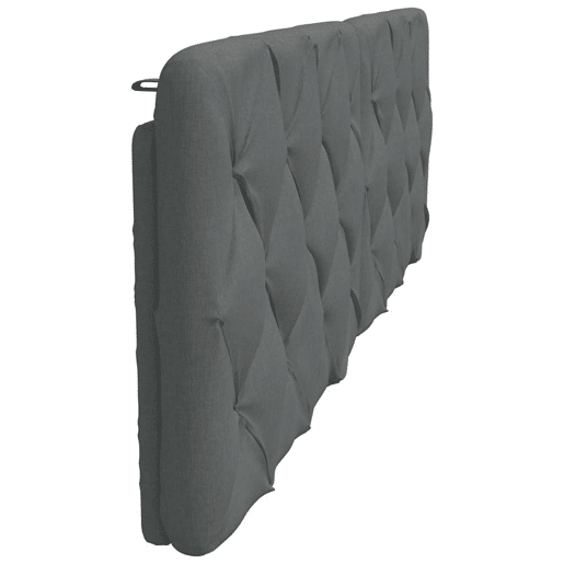 Almofadão de Cabeceira - Cabeceira de cama 180 cm tecido cinzento-escuro