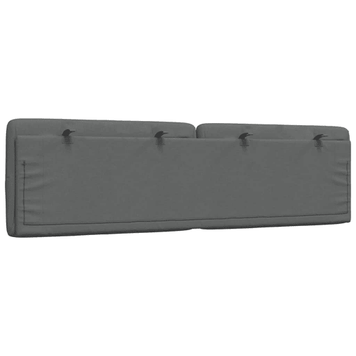 Almofadão de Cabeceira - Cabeceira de cama 180 cm tecido cinzento-escuro