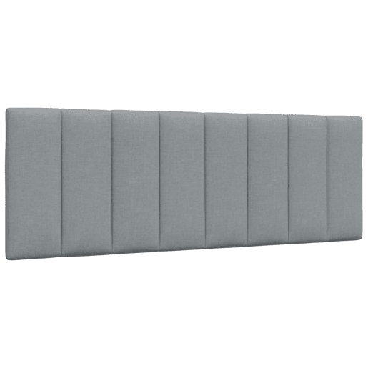 Almofadão de Cabeceira - Cabeceira de cama 120 cm tecido cinzento-claro