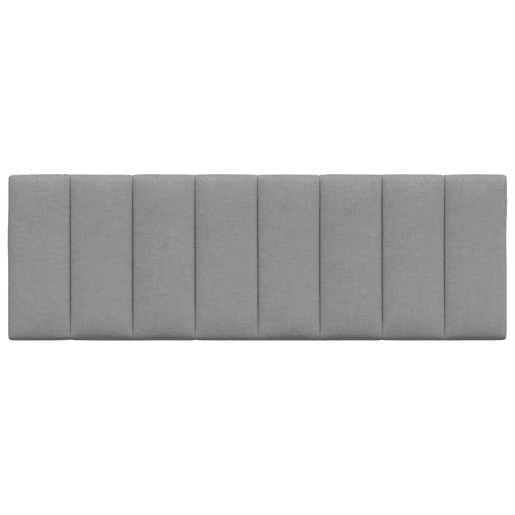 Almofadão de Cabeceira - Cabeceira de cama 120 cm tecido cinzento-claro