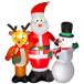 Hinchables de Navidad Tela de Poliéster Outsunny Hinchables de Navidad Tela de Poliéster Outsunny Multicolor