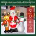 Hinchables de Navidad Tela de Poliéster Outsunny Hinchables de Navidad Tela de Poliéster Outsunny Multicolor