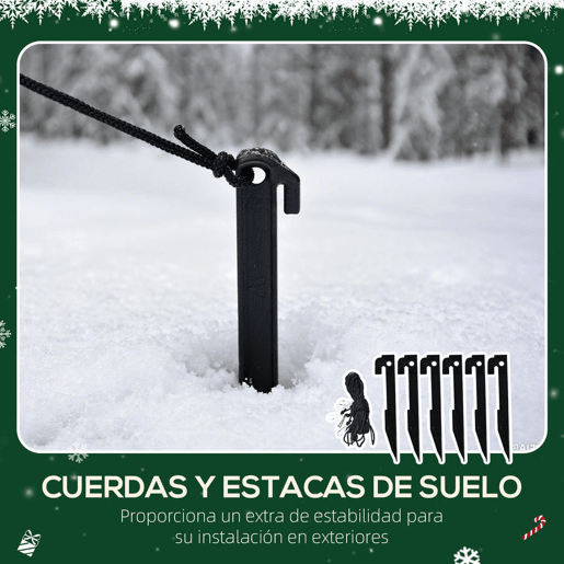 Outsunny Pai Natal Insuflável 150 cm com Rena e Boneco de Neve Decoração de Natal Insuflável com Luzes LED Inflador Elétrico para Exterior Jardim Relvado 150x45x150 cm Multicor
