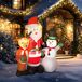 Hinchables de Navidad Tela de Poliéster Outsunny Hinchables de Navidad Tela de Poliéster Outsunny Multicolor