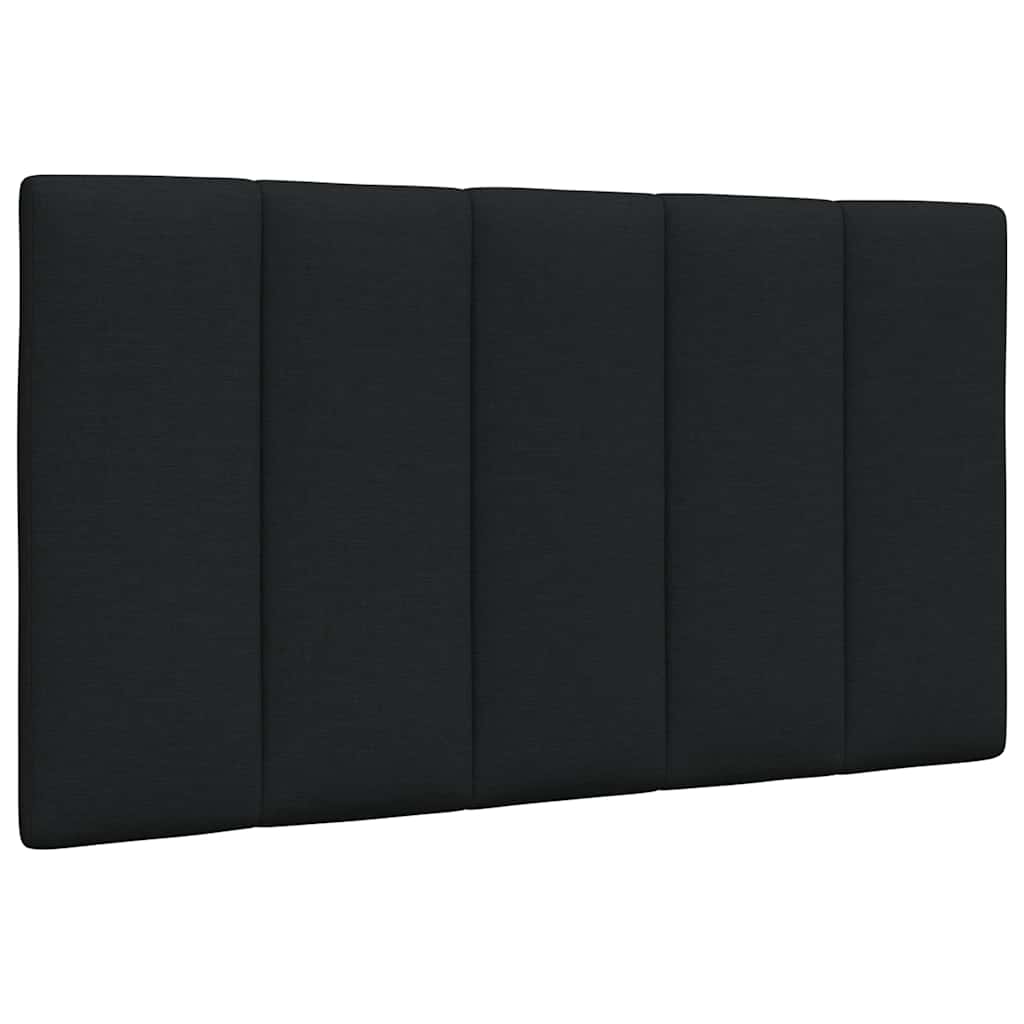 cabecero cama - mueble cabecero acolchado tela negro 80 cm