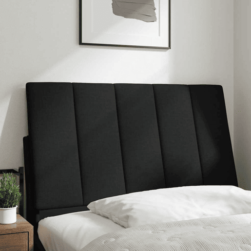 Almofadão de Cabeceira - Cabeceira de cama 80 cm tecido preto