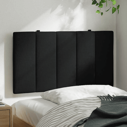 Almofadão de Cabeceira - Cabeceira de cama 80 cm tecido preto