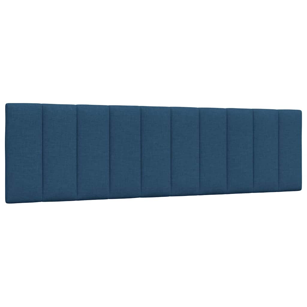 cabecero cama - mueble cabecero acolchado tela azul 180 cm