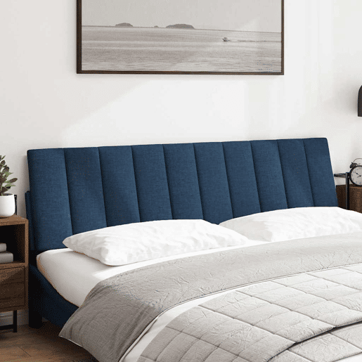 Almofadão de Cabeceira - Cabeceira de cama 180 cm tecido azul