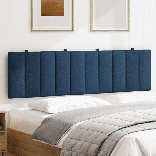 Almofadão de Cabeceira - Cabeceira de cama 180 cm tecido azul