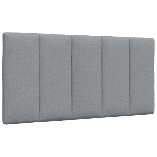 Almofadão de Cabeceira - Cabeceira de cama 100 cm tecido cinzento-claro