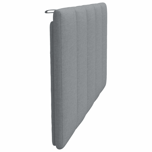 Almofadão de Cabeceira - Cabeceira de cama 100 cm tecido cinzento-claro