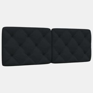 Almofadão de Cabeceira - Cabeceira de cama 120 cm tecido preto