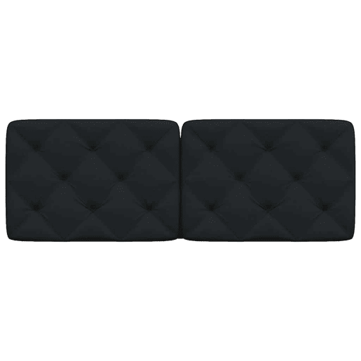 Almofadão de Cabeceira - Cabeceira de cama 120 cm tecido preto