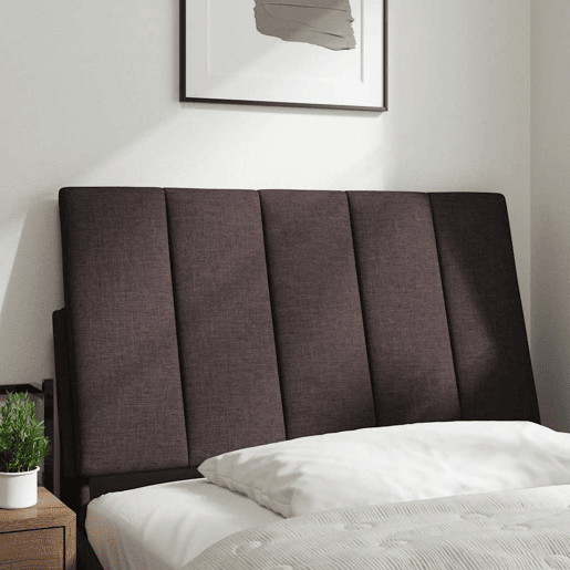 Almofadão de Cabeceira - Cabeceira de cama 80 cm tecido castanho-escuro
