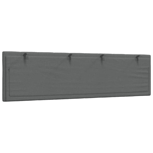 Almofadão de Cabeceira - Cabeceira de cama 180 cm tecido cinzento-escuro