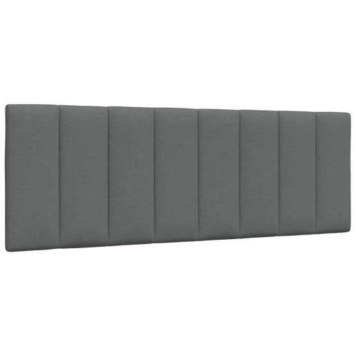 Almofadão de Cabeceira - Cabeceira de cama 120 cm tecido cinzento-escuro