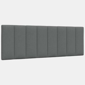 Almofadão de Cabeceira - Cabeceira de cama 120 cm tecido cinzento-escuro