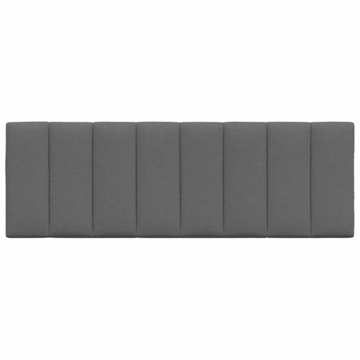 Almofadão de Cabeceira - Cabeceira de cama 120 cm tecido cinzento-escuro