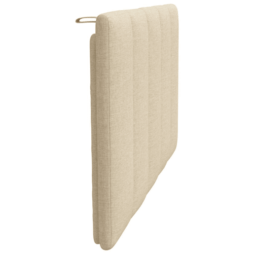 Almofadão de Cabeceira - Cabeceira de cama 80 cm tecido creme