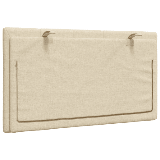 Almofadão de Cabeceira - Cabeceira de cama 80 cm tecido creme