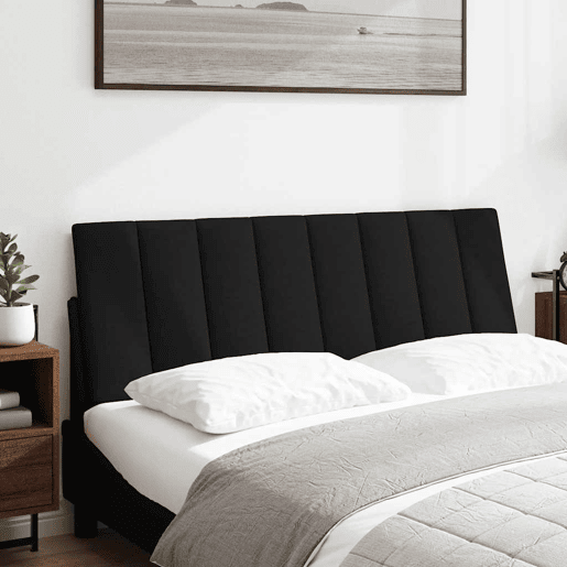 Almofadão de Cabeceira - Cabeceira de cama 140 cm tecido preto
