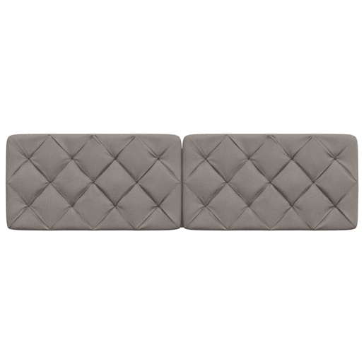 Almofadão de Cabeceira - Cabeceira de cama 180 cm tecido cinzento-acastanhado Almofadão de Cabeceira - Cabeceira de cama 180 cm tecido cinzento-acastanhado