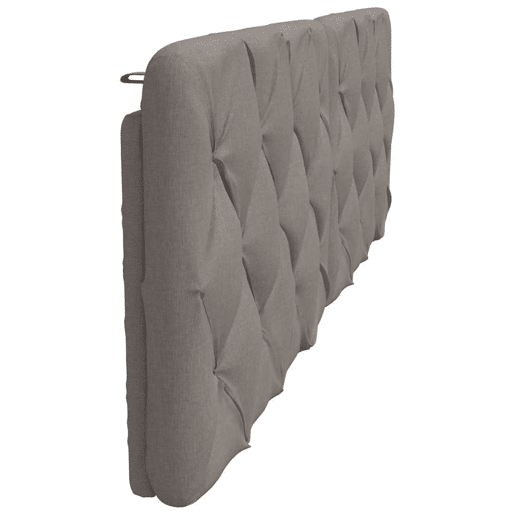Almofadão de Cabeceira - Cabeceira de cama 180 cm tecido cinzento-acastanhado Almofadão de Cabeceira - Cabeceira de cama 180 cm tecido cinzento-acastanhado