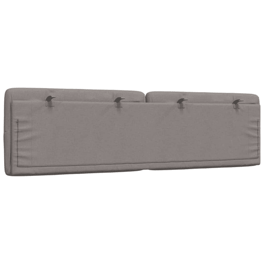 Almofadão de Cabeceira - Cabeceira de cama 180 cm tecido cinzento-acastanhado Almofadão de Cabeceira - Cabeceira de cama 180 cm tecido cinzento-acastanhado