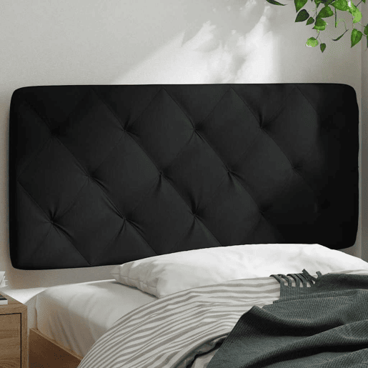 Almofadão de Cabeceira - Cabeceira de cama 100 cm tecido preto