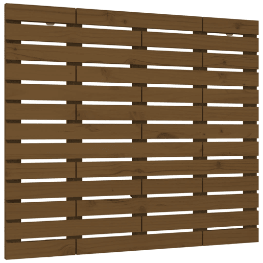 Cabeceira - Cabeceira de cama de parede 81x3x91,5 cm pinho maciço castanho-mel