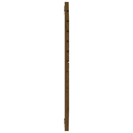 Cabeceira - Cabeceira de cama de parede 126x3x91,5 cm pinho maciço castanho-mel
