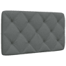 Almofadão de Cabeceira - Cabeceira de cama 80 cm tecido cinzento-escuro