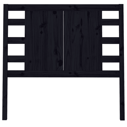 Cabeceira - Cabeceira de cama 96x4x100 cm pinho maciço preto