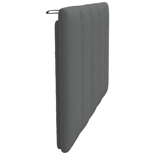 Almofadão de Cabeceira - Cabeceira de cama 80 cm tecido cinzento-escuro