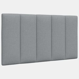 Almofadão de Cabeceira - Cabeceira de cama 90 cm tecido cinzento-claro