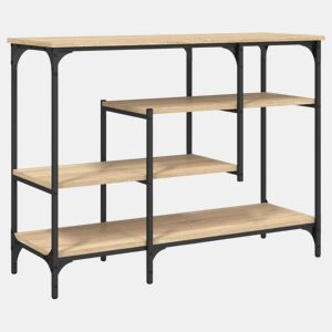 Mesa Consola - Mesa De Entrada c prateleiras 100x35x75 cm carvalho sonoma