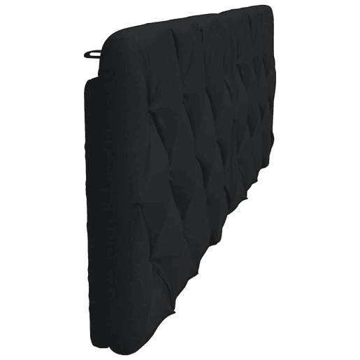 Almofadão de Cabeceira - Cabeceira de cama 180 cm tecido preto